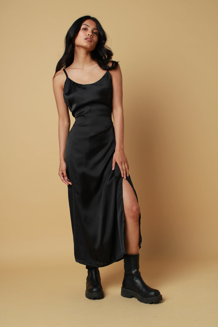 Black Slip Dress