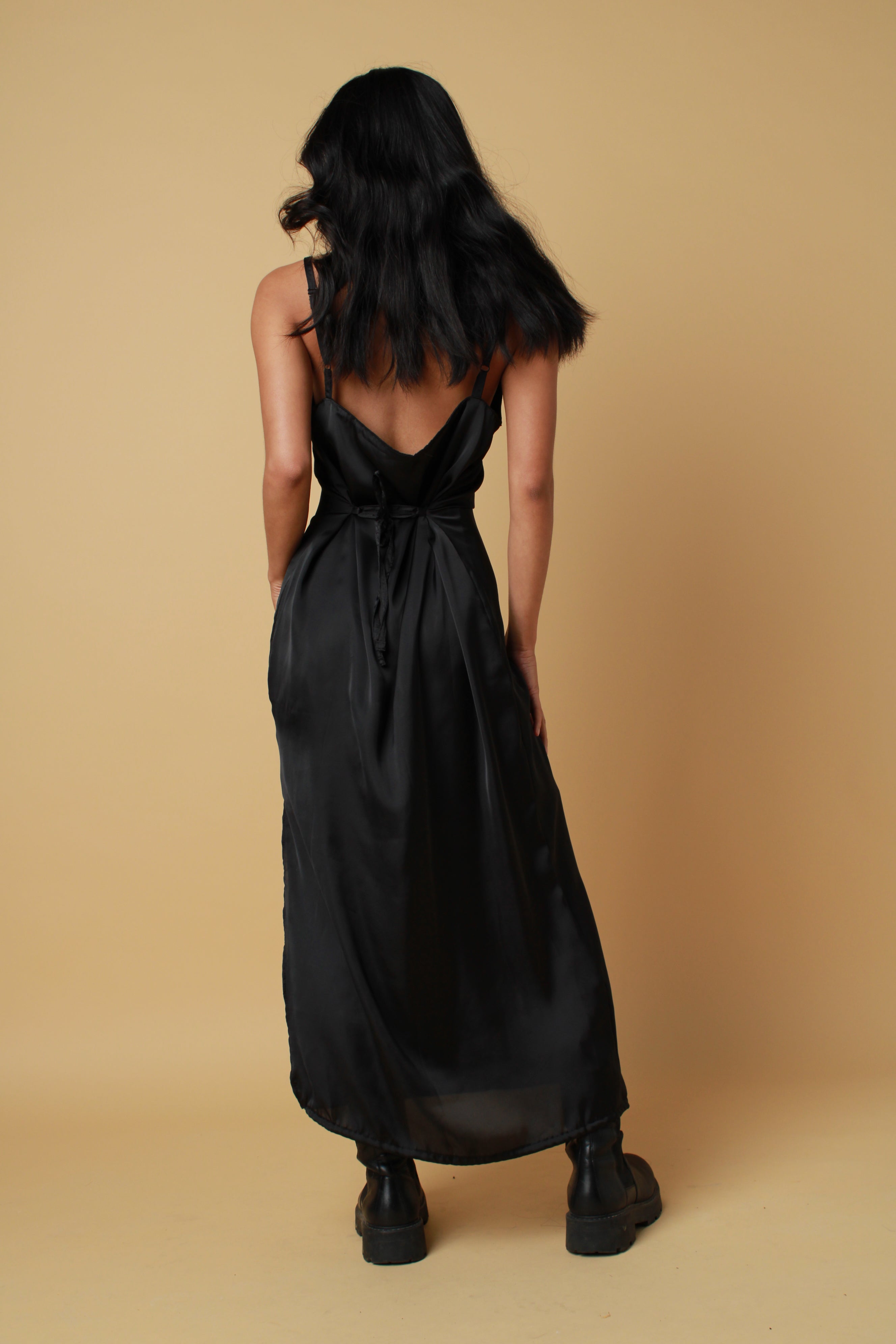 Black Slip Dress - SoleilStore Black Slip Dress - SoleilStore