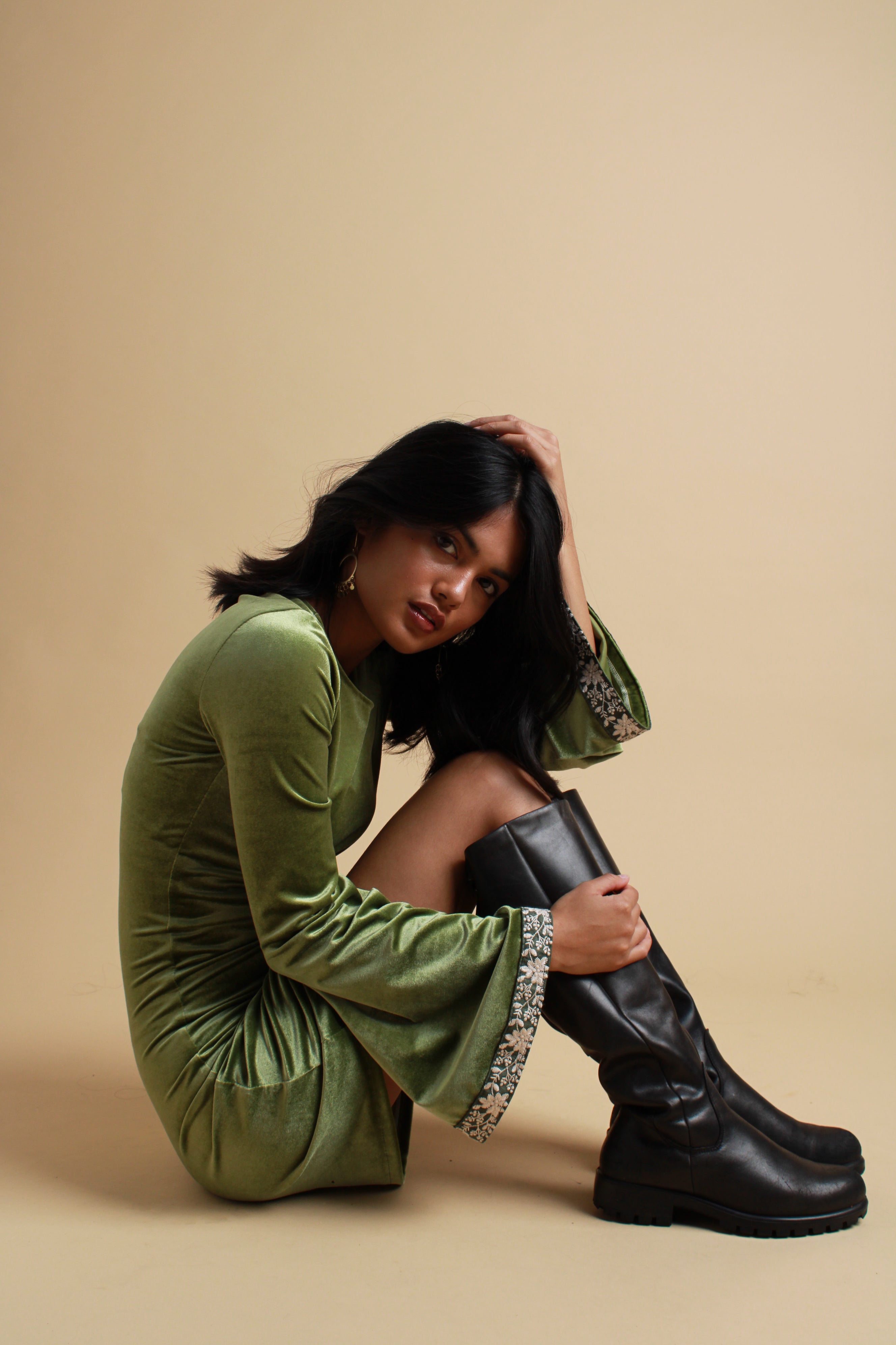 Moss Velvet Dress Moss Velvet Dress